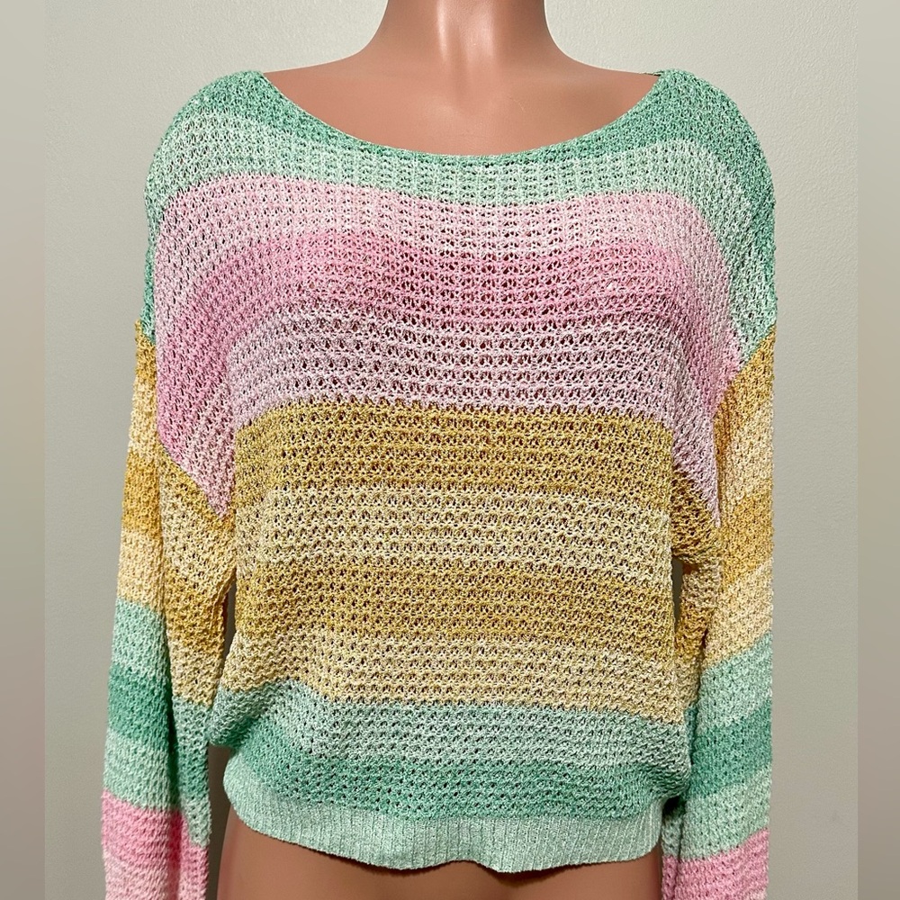 Dressed up Striped Multicolor Women's Sweater*****Size: Small